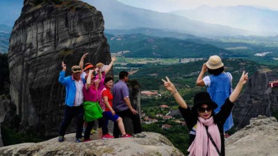 meteora selfie trip